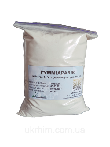 Гуммиарабик Фибрегам Е414 Франция 500 грамм 1577086152 фото